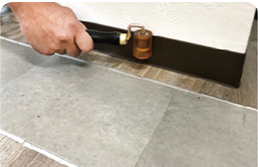 ソフト巾木張替え