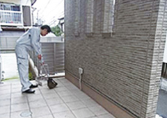 共用箇所の掃除